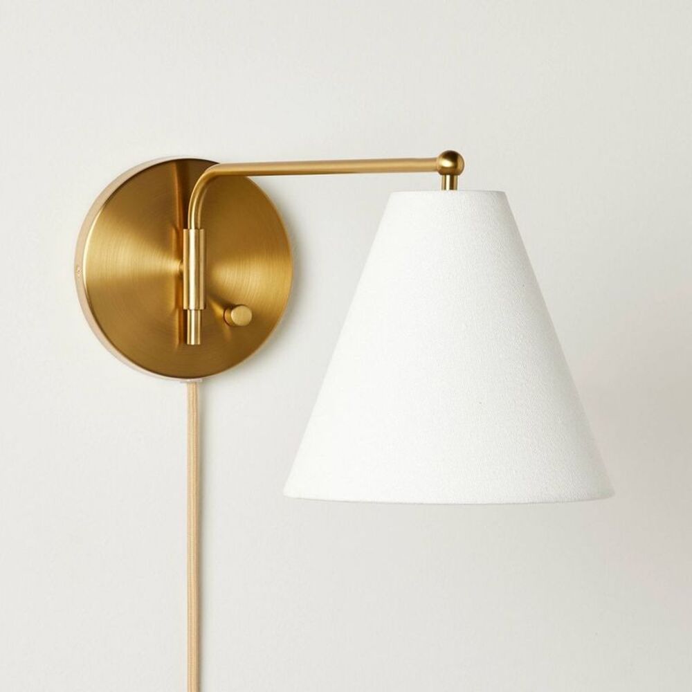 Wall Sconce with Horizontal Arm Brass - Threshold  Brass